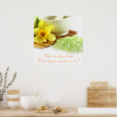 Behandlungspaket für Wellness-Center Poster (Küche)