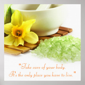 Behandlungspaket für Wellness-Center Poster