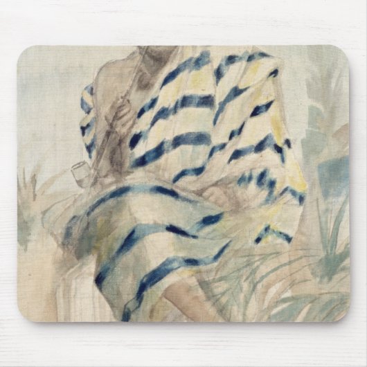 Behanzin der letzte König von Dahomey Mousepad (Vorne)