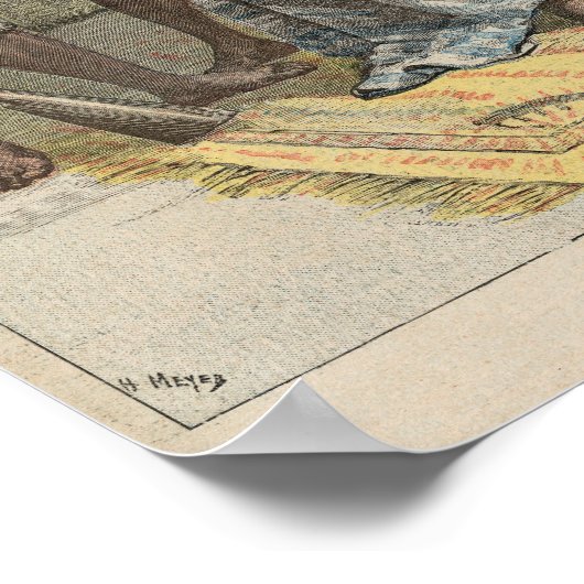 Behanzin King of Dahomey Poster (Ecke)