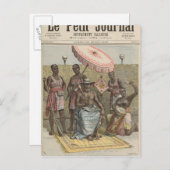Behanzin King of Dahomey Postkarte (Vorne/Hinten)