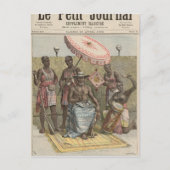 Behanzin King of Dahomey Postkarte (Vorderseite)