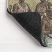 Behanzin König von Dahomey Mousepad (Ecke)