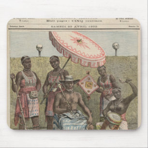 Behanzin König von Dahomey Mousepad