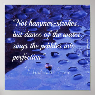 Beharrlichkeit inspirierendes Zitat-Poster Poster