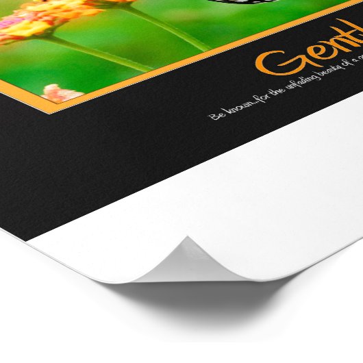 Beharrlichkeit Poster (Ecke)