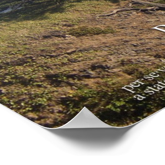 Beharrlichkeit Poster (Ecke)