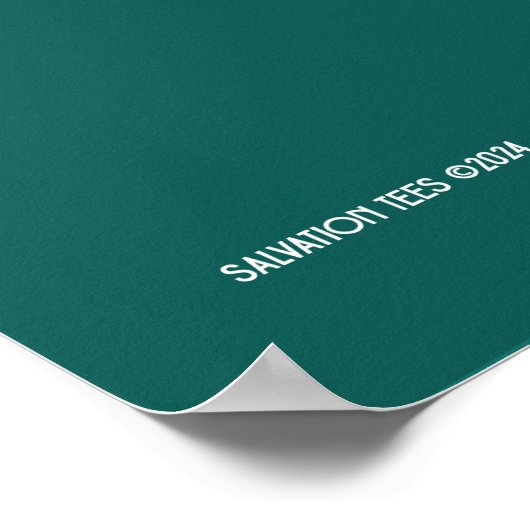 Beharrlichkeit Poster (Ecke)