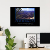 Beharrlichkeit Poster (Heimbüro)