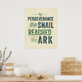 Beharrlichkeit Poster (Küche)