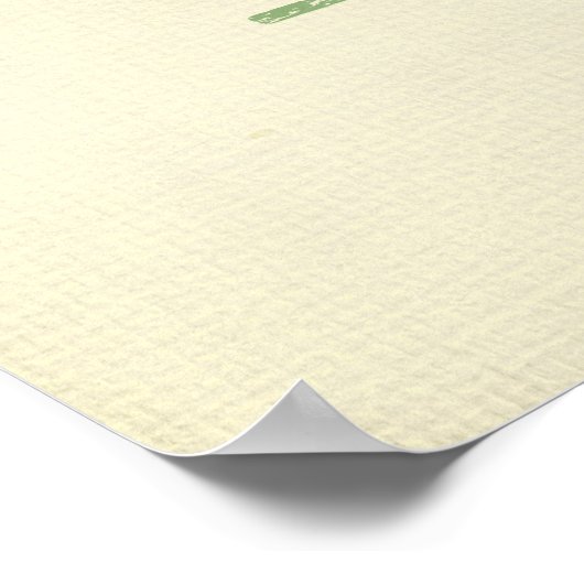 Beharrlichkeit Poster (Ecke)