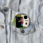 Behauptend, abstraktes Gemälde von Kandinsky, Button (Beispiel)