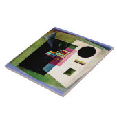 Behauptend, abstraktes Gemälde von Kandinsky, Fliese (Seite)
