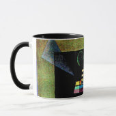Behauptend, abstraktes Gemälde von Kandinsky, Tasse (Links)