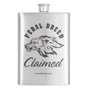 Behauptete Flasche Flachmann