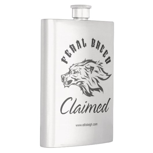 Behauptete Flasche Flachmann (Rechts)