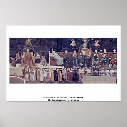 Behauptung einer guten Regierung Poster (Vorne)