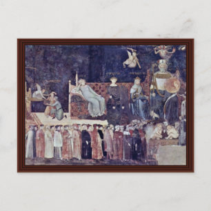 Behauptung einer guten Regierung Postkarte