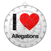 Behauptungen zur Liebe Dartscheibe (vorne)