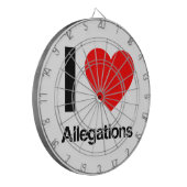 Behauptungen zur Liebe Dartscheibe (Vorderseite Links)