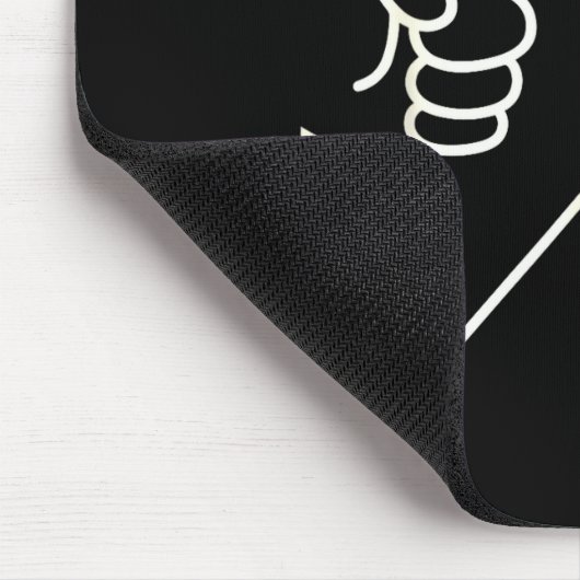 Behave No Funny Frog Meme Humor  Mousepad (Ecke)