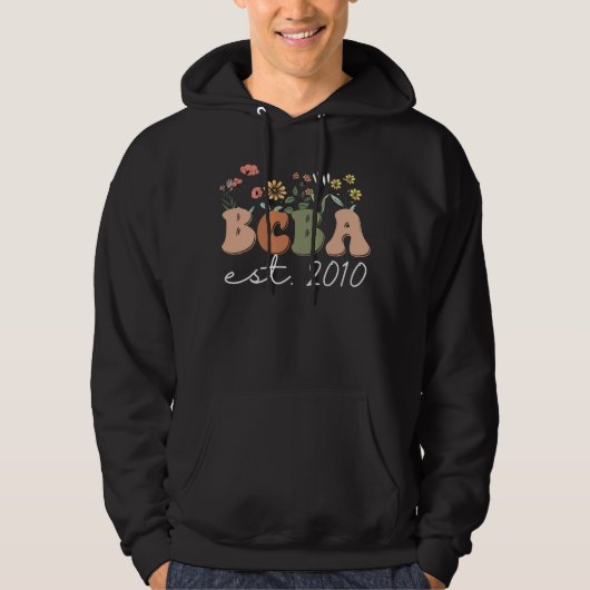 Behavior Analyst BCBA Behavior Therapist ABA Est 2 Hoodie (Vorderseite)