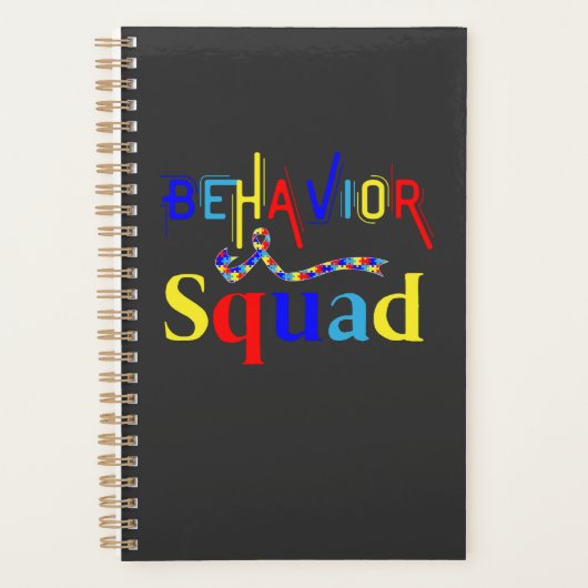 Behavior Squad April Autism Awarenes Behavior Tech Planer (Vorderseite)