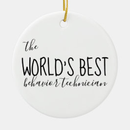 Behavior Tech, ABA, Verhaltenstherapeut, ABA Keramik Ornament