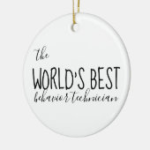 Behavior Tech, ABA, Verhaltenstherapeut, ABA Keramik Ornament (Links)