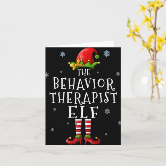 Behavior Therast Elf Xmas Groupe Matching Chris T Karte (Gelbe Blume)