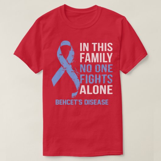 Behcets Disease Awareness Niemand kämpft allein Ho T-Shirt (Design vorne)
