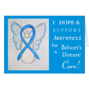 Behcet's Disease Awareness Ribbon Grußkarte