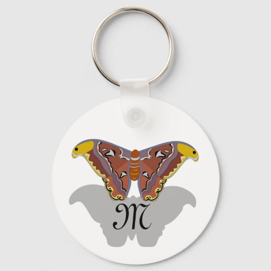 Behe Moth Monogram Schlüsselanhänger (Vorderseite)