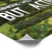 Beheben Angst Inspiration Poster (Ecke)