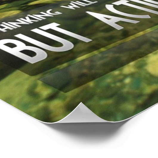 Beheben Angst Inspiration Poster (Ecke)