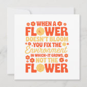 Beheben Sie die Umgebung, nicht die Blume (Vorderseite)