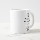 Beheben Sie die Vermögenslücke für F's Sake Jumbo-Tasse (Vorderseite Rechts)