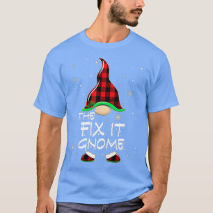 Beheben Sie es Gnome Buffalo Kariert Matching Fami T-Shirt