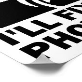 Beheben Sie es in Fotoshop Funny Poster. Poster (Ecke)