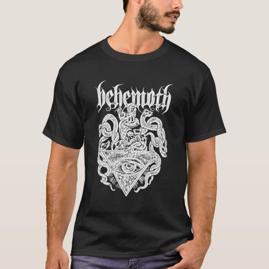 Behemoth Offiziell Merchandise Deathcrest T-Shirt (Vorderseite)