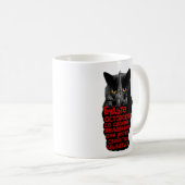 Behemoth the Cat (Bulgakovs Meister und Margarita) Kaffeetasse (VorderseiteRechts)