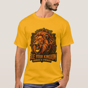 Beherrsche Dein Königreich Löwe – Mut & Stärke T-S T-Shirt