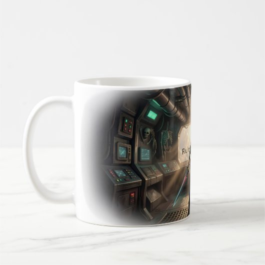Beherrsche den dunklen gotischen Krieger-Mug Kaffeetasse (Links)