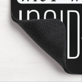 Beherrschte Demolierung WTC-Komplex Inside Job sch Mousepad (Ecke)