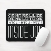 Beherrschte Demolierung WTC-Komplex Inside Job sch Mousepad (Mit Mouse)