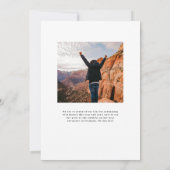 Beherrschte es! Ankündigung von Abschluss Foto (Rückseite)