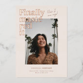 Beherrschte es! Ankündigung von Abschluss Foto (Vorderseite)