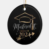 Beherrschte IT-Klasse der 2024 Abschluss Geschenke Keramik Ornament (Links)
