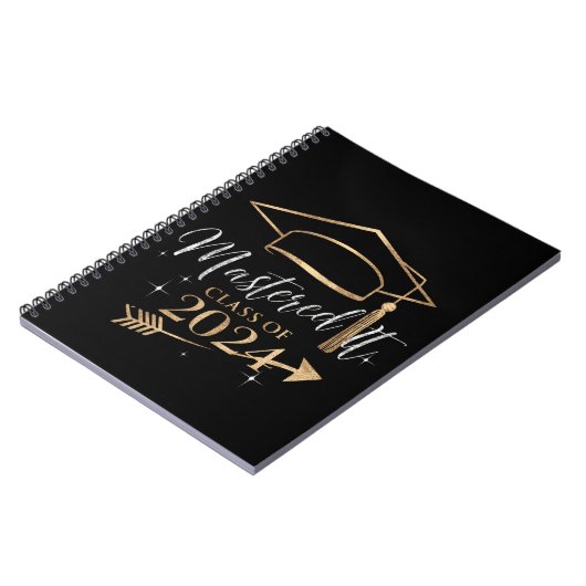 Beherrschte IT-Klasse der 2024 Abschluss Geschenke Notizblock (Linke Seite)
