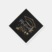 Beherrschte IT-Klasse der 2024 Abschluss Geschenke Serviette (Ecke)